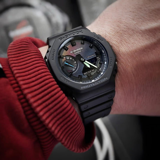 G-Shock GA-2100 Casio Oak Analog Digital Unisex Watch | Shock Resistant Sports Watch