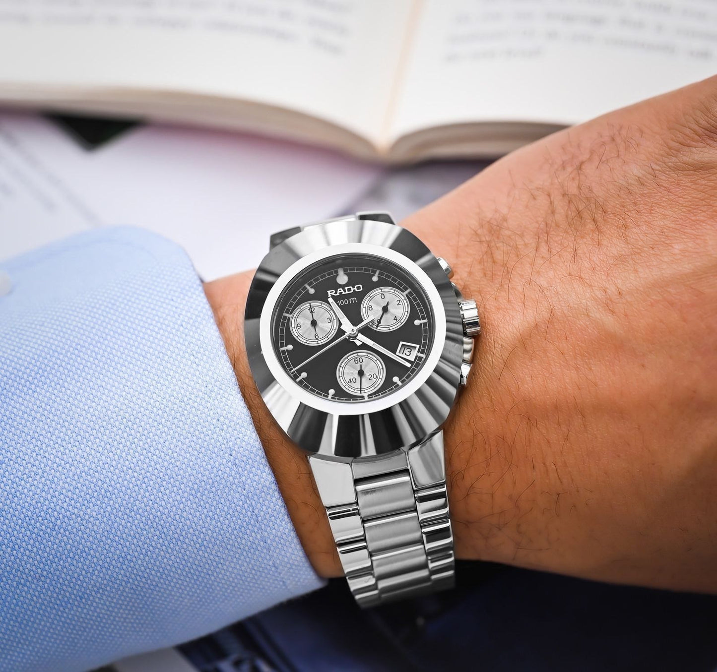 Rado Silver Chronograph Men's Watch