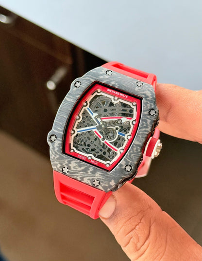 Richard Mille RM Style Red Skeleton Men's Watch 44mm | Premium Luxury Watch