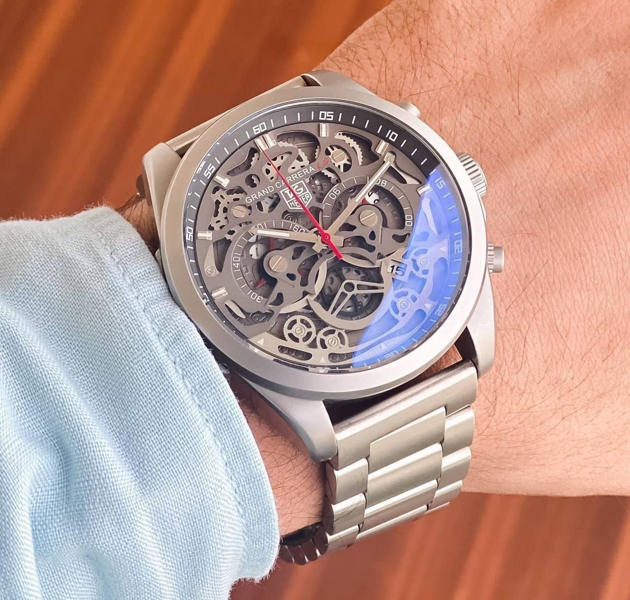Tag Heuer x CR7 Grand Carrera Skeleton Chronograph Men's Watch