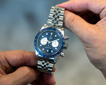 Tudor Black Bay Chronograph Blue Dial Men's Watch – 42mm Stainless Steel Watch