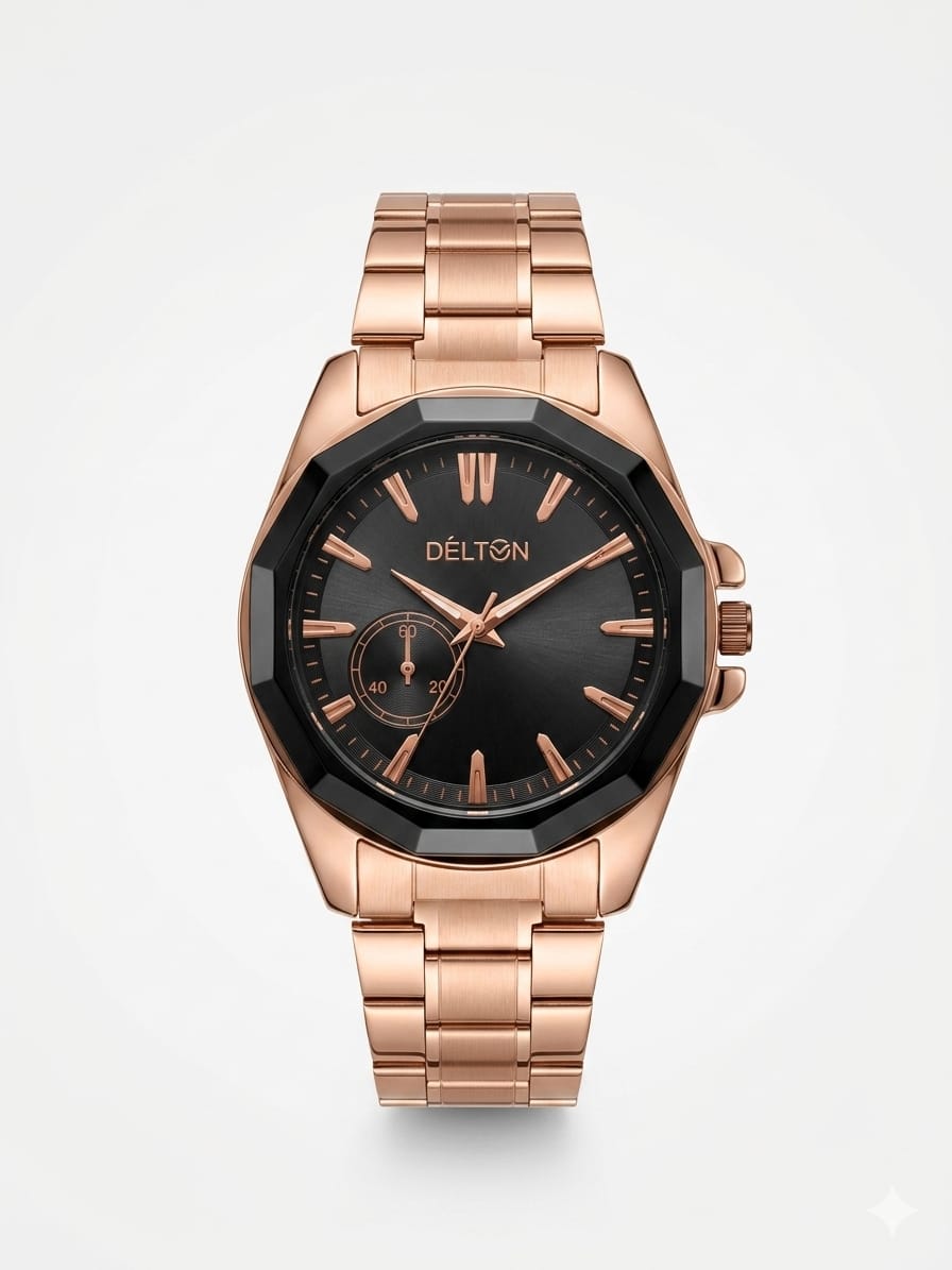 Delton Men’s Rose Gold Premium Watch
