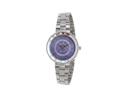 Delton Women’s Purple Dial Stainless Steel Analog Watch