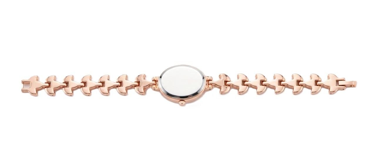 Blue Crystal Rose Gold Women's Bracelet Watch