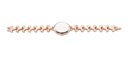 Blue Crystal Rose Gold Women's Bracelet Watch