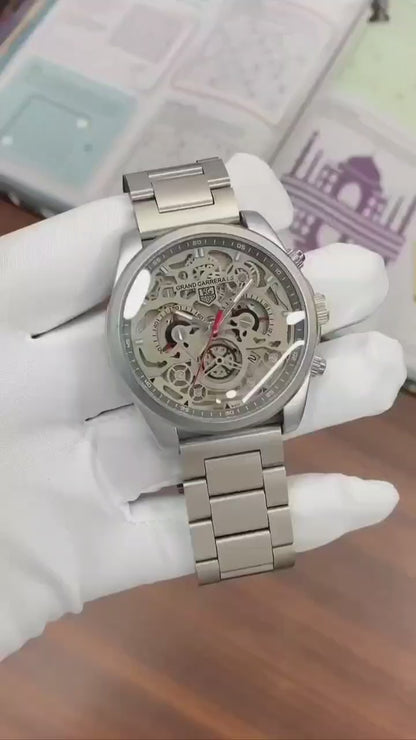 Tag Heuer x CR7 Grand Carrera Skeleton Chronograph Men's Watch