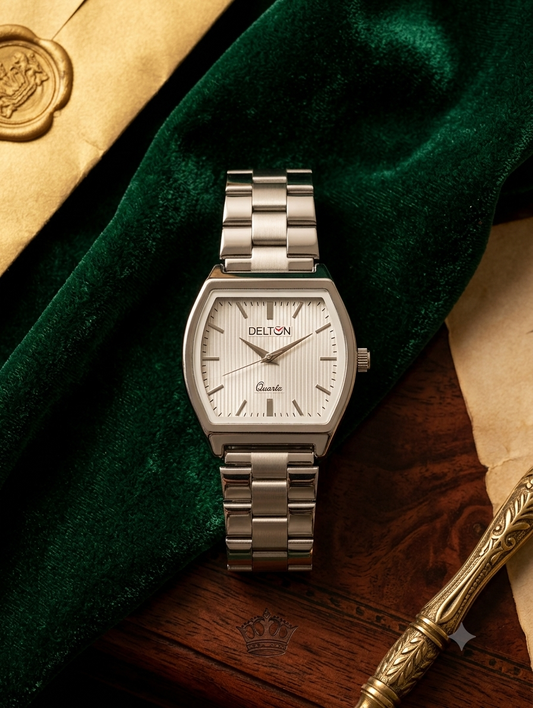 DELTON Quaria Stainless-Steel Watch